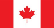 Basic RGB Illustration of Canada flag